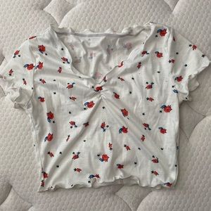 Lettuce cut crop top